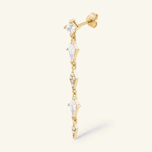 Boucles d'oreille Sorrente - Pohésia - Argent 925 doré à l'or 18 carats