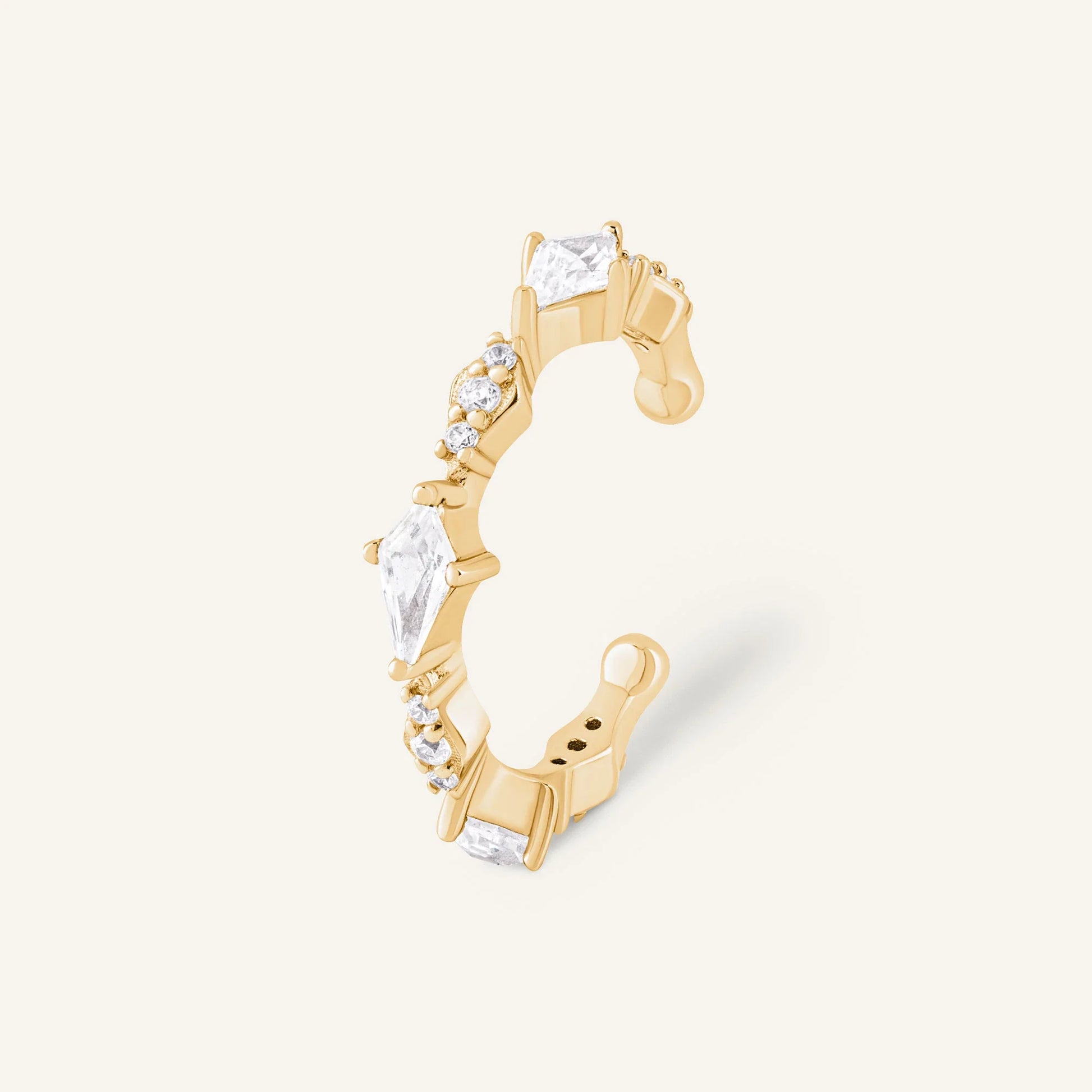Earcuff Villefranche - Argent 925 doré à l'Or fin 18 carats