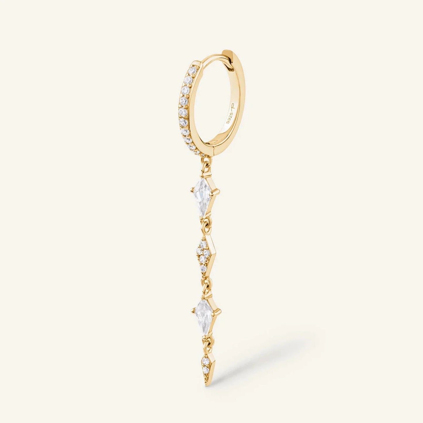 Boucle Praiano Doré - Argent 925 doré à l'Or fin 18 carats